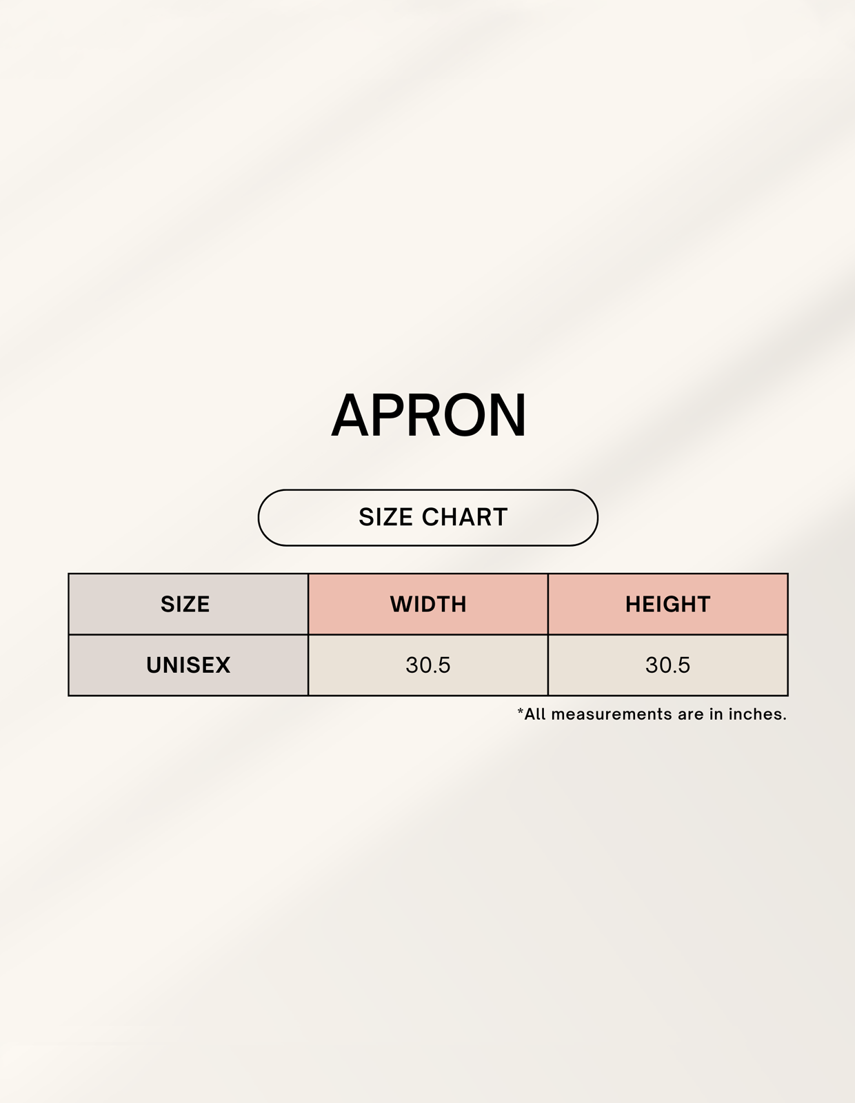 Color_Size Chart